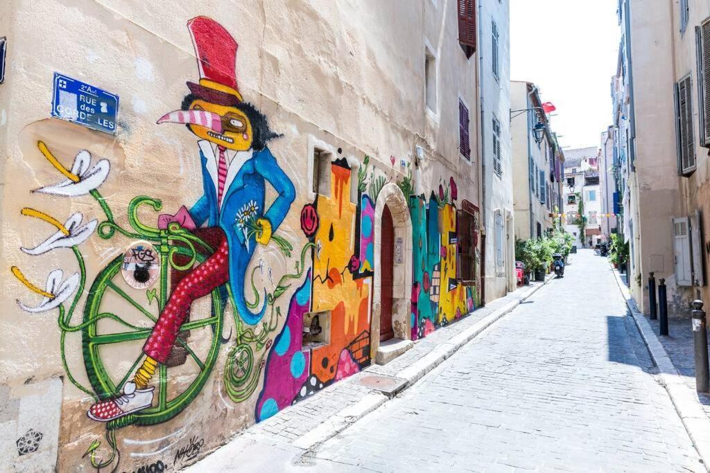 Apartmán La Piboule - Au Coeur Du Panier T2 -39M2 Marseille Exteriér fotografie